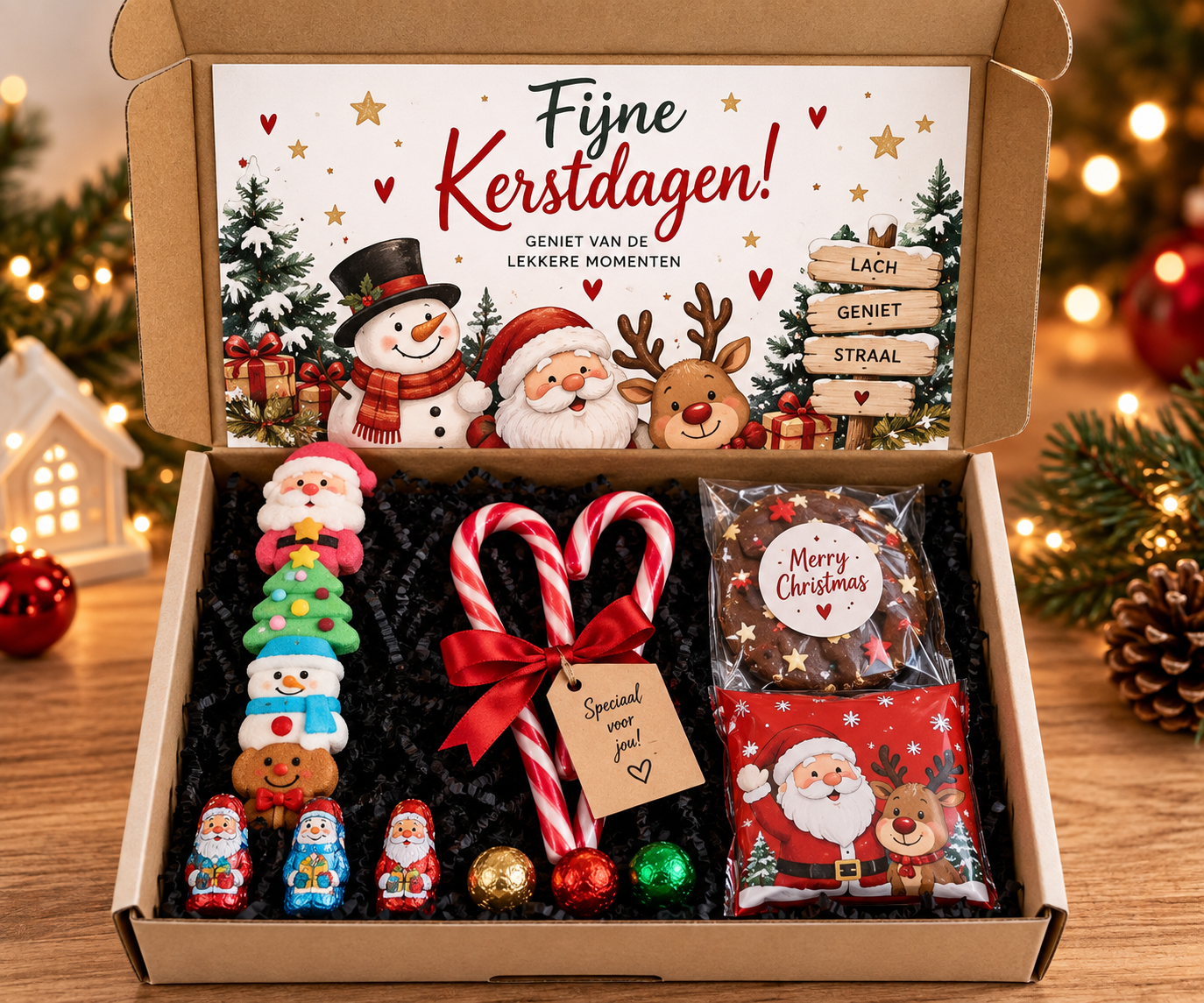 Brievenbus cadeau Kerst Lekkers L