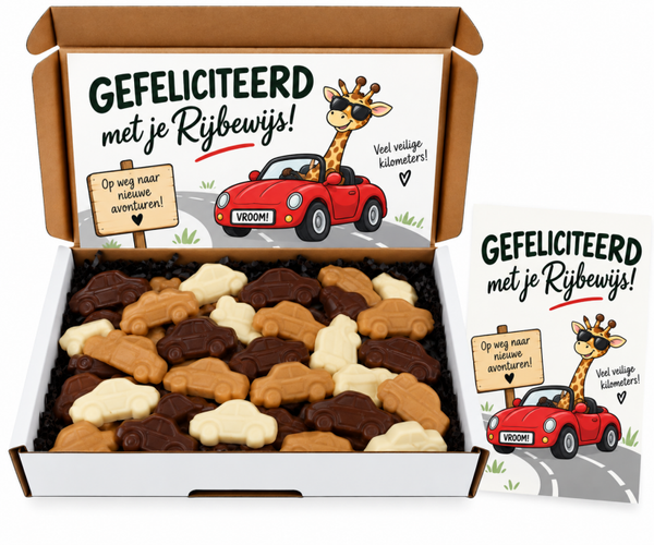 Brievenbus cadeau "Rijbewijs"