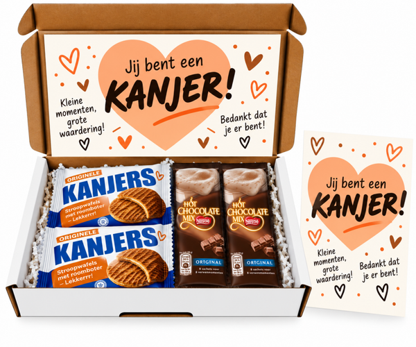 Brievenbus cadeau "Je bent een Kanjer"