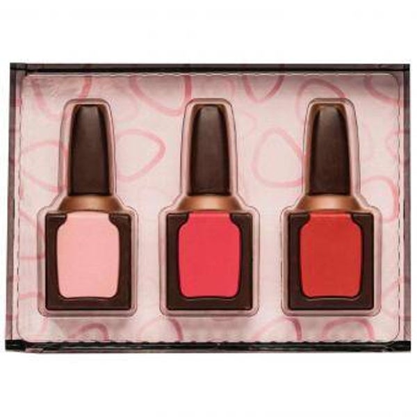 Brievenbus cadeau Nagellak set chocolade