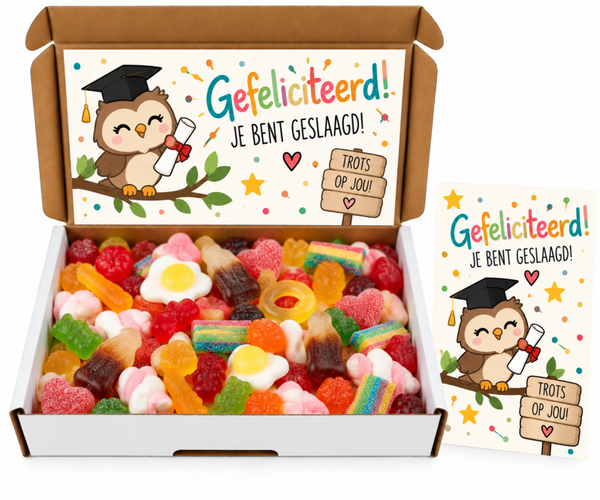 Brievenbus Cadeau "Geslaagd"