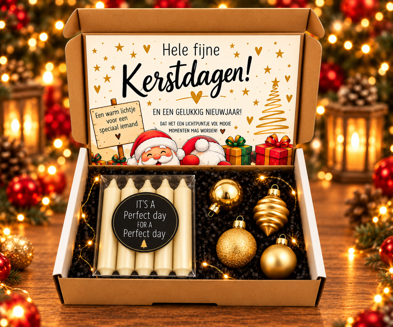 Brievenbus Cadeau Kerst Kaars
