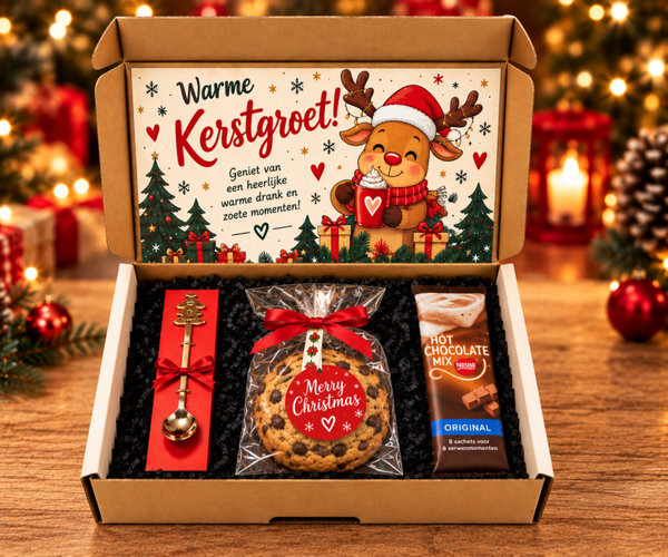 Brievenbus cadeau Kerst Warme Drank