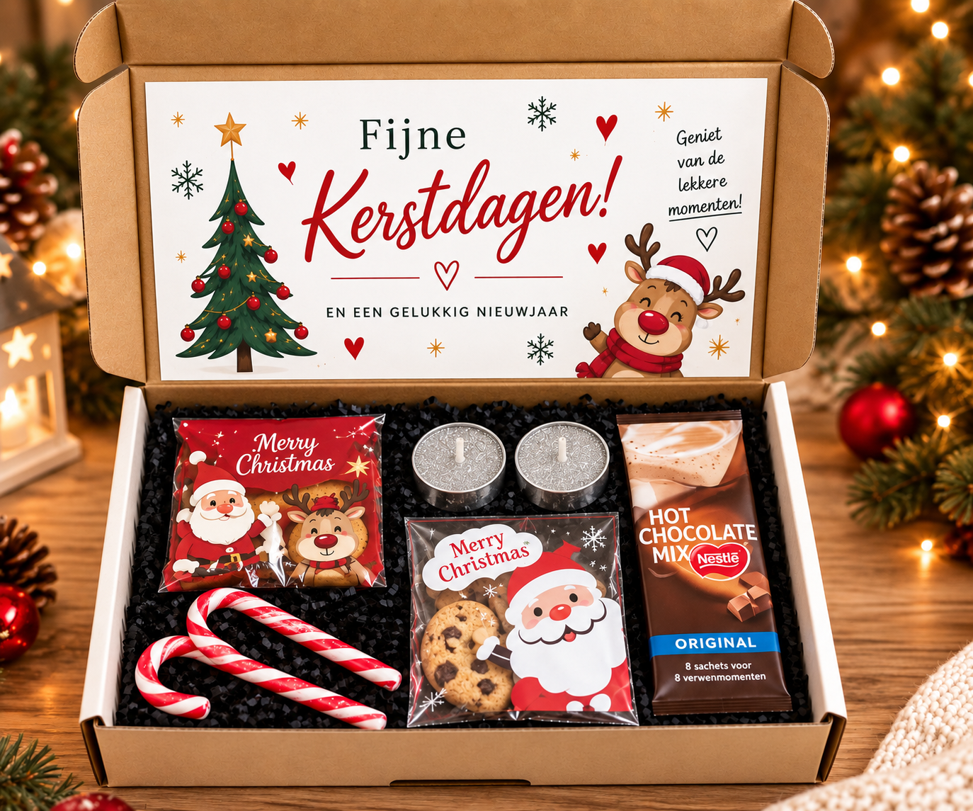 Brievenbus cadeau Kerst Mix