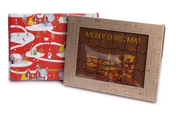 Chocolade kerstpuzzel