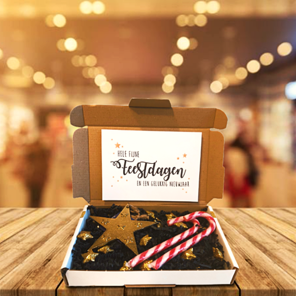 Brievenbus cadeau Kerst Pakketje