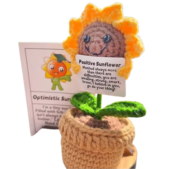 Brievenbus cadeau "Positive Sunflower"