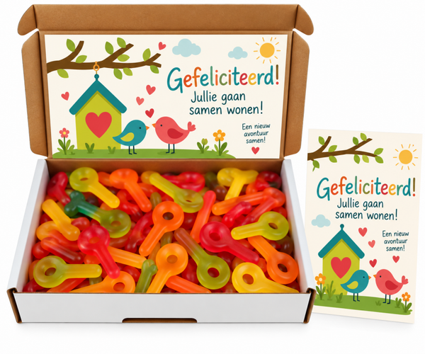 Brievenbus cadeau "Samenwonen"
