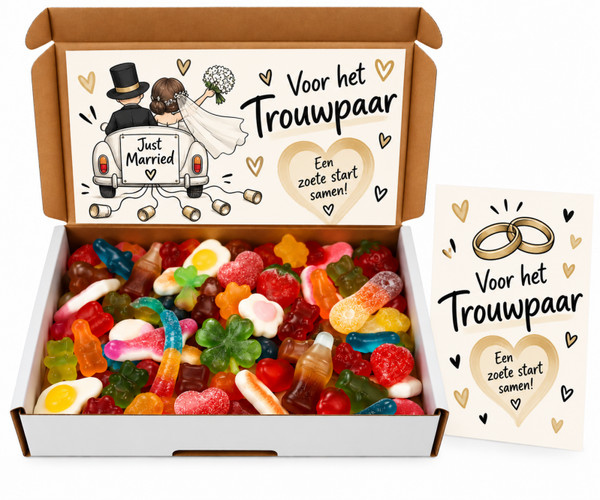 Brievenbus Cadeau "voor het Trouw Paar"