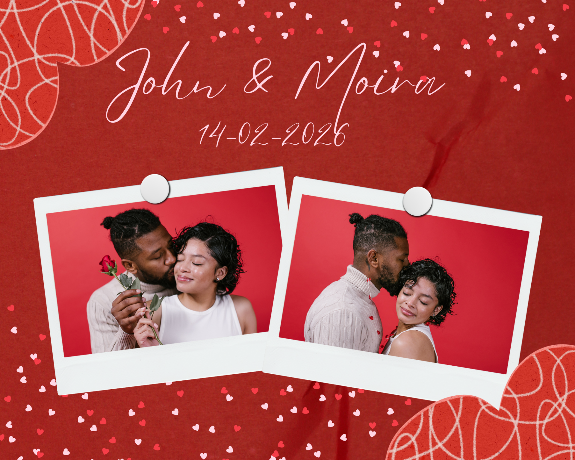 Persoonlijk Fotoframe A4 – Met Namen & Datum