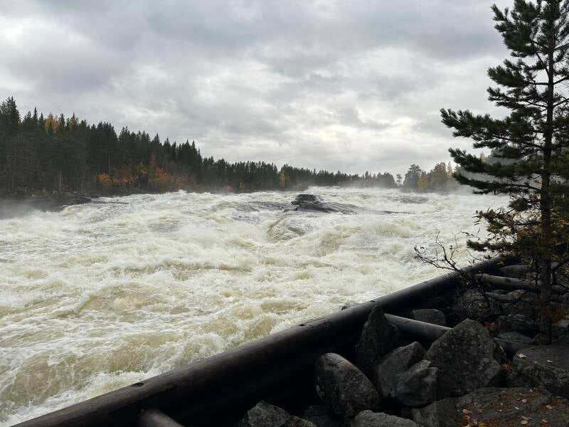 Storforsen  Wasserfall in Schweden, Scandinavian-Adventure Luxembourg