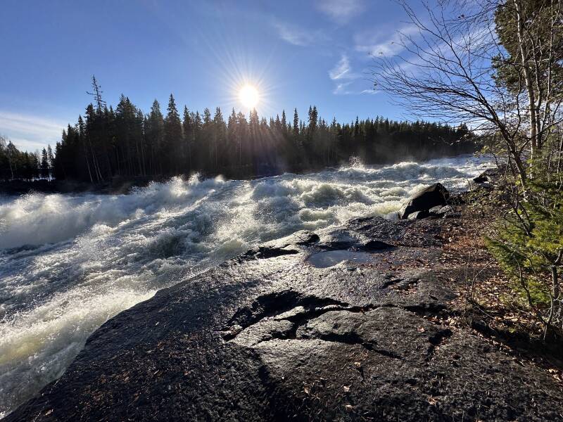Storforsen  Wasserfall in Schweden, Scandinavian-Adventure Luxembourg