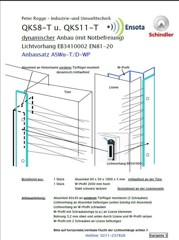Anbausatz ASWu-T/D-WP