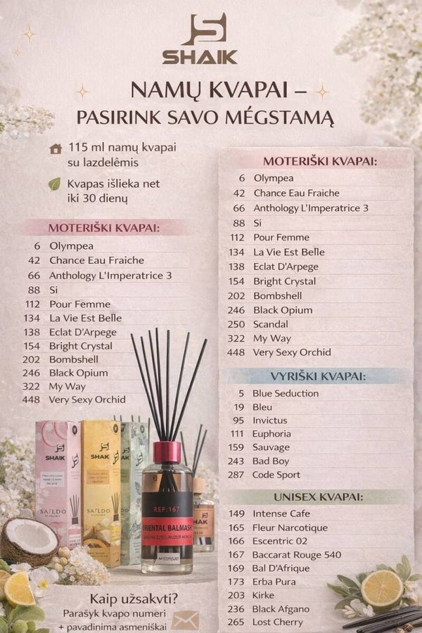 Namu kvapai