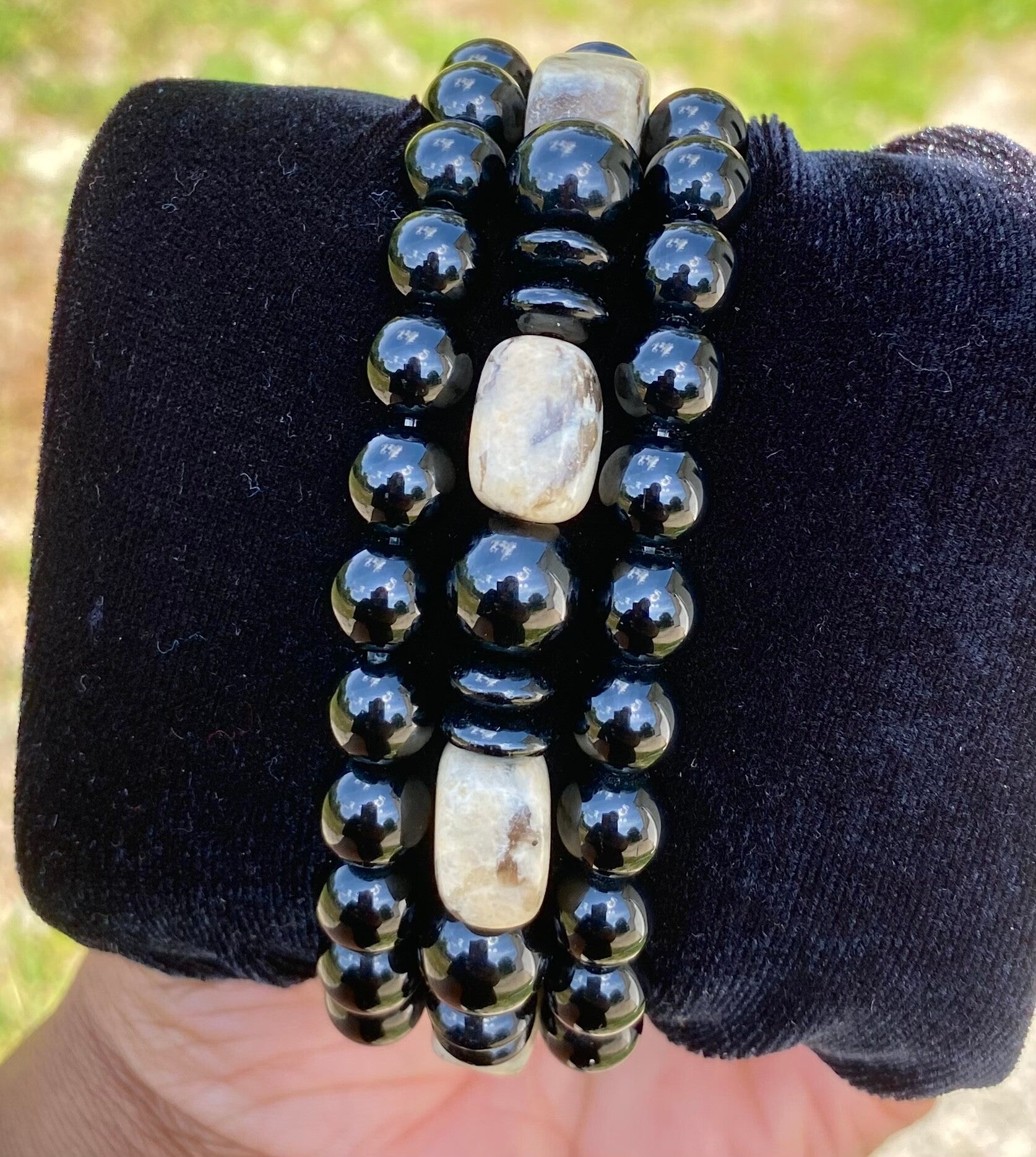 Stone Bracelet Set (Natural Stone)