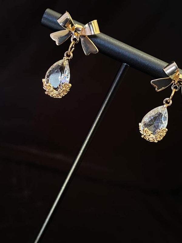 Bow Drop Earrings