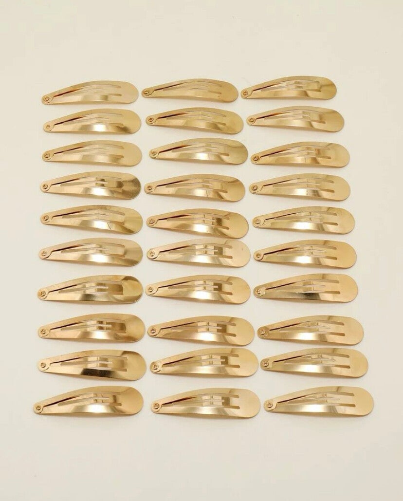 Gold Snap Clips