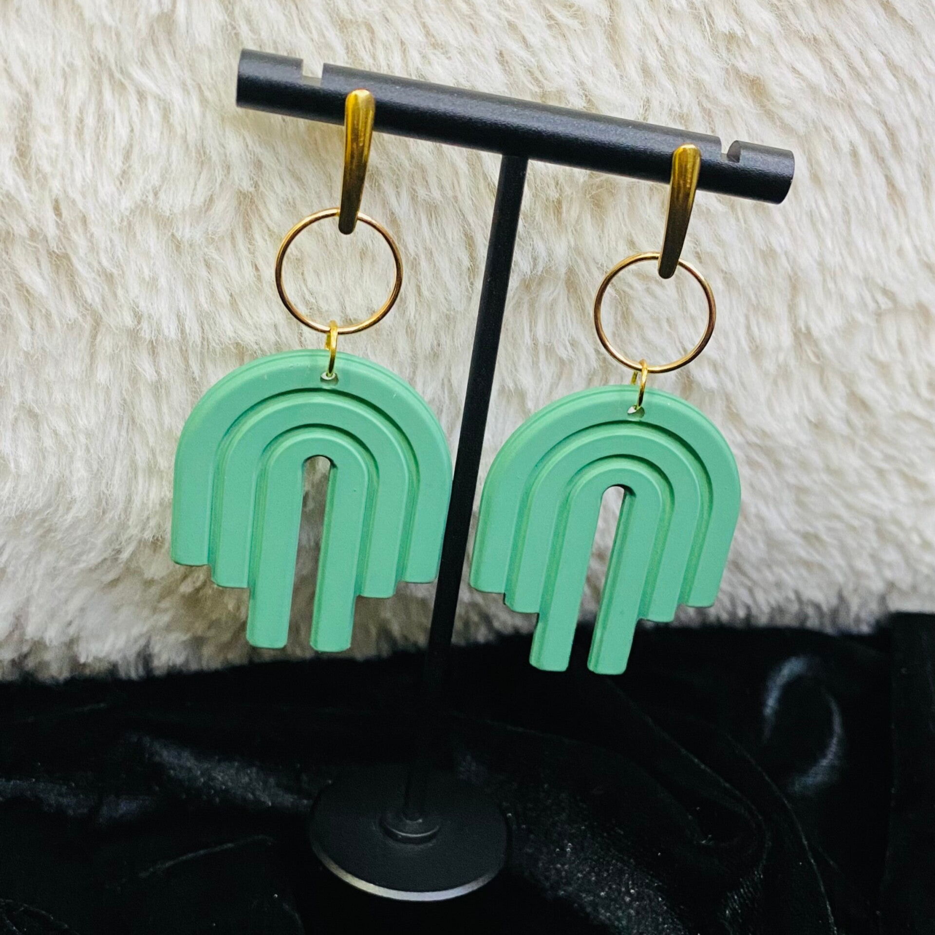 Geometric Dangle Earrings