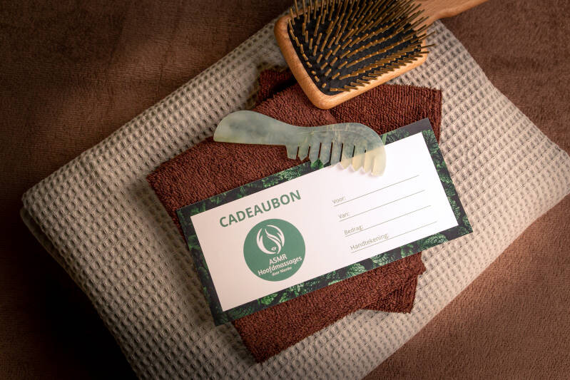 Cadeaubon met atributen uit de salon