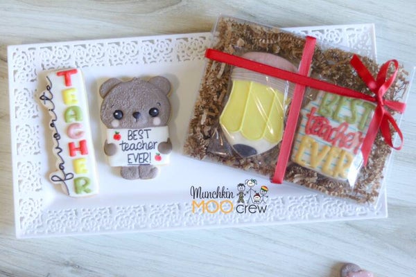 Boy Bear & Favorite Teacher Gift Box Set