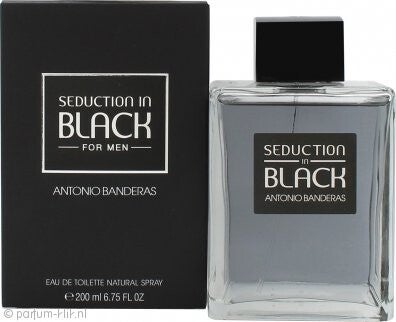 Antonio Banderas Seduction In Black Eau de Toilette 200ml Spray