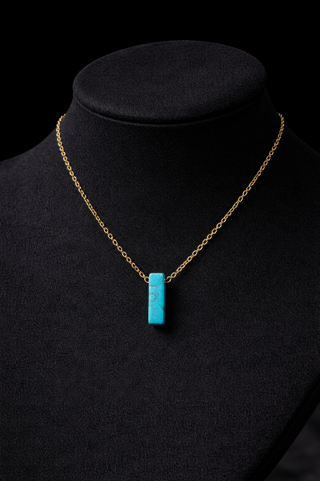 Ketting met turkoois hanger – minimalistisch & stijlvol