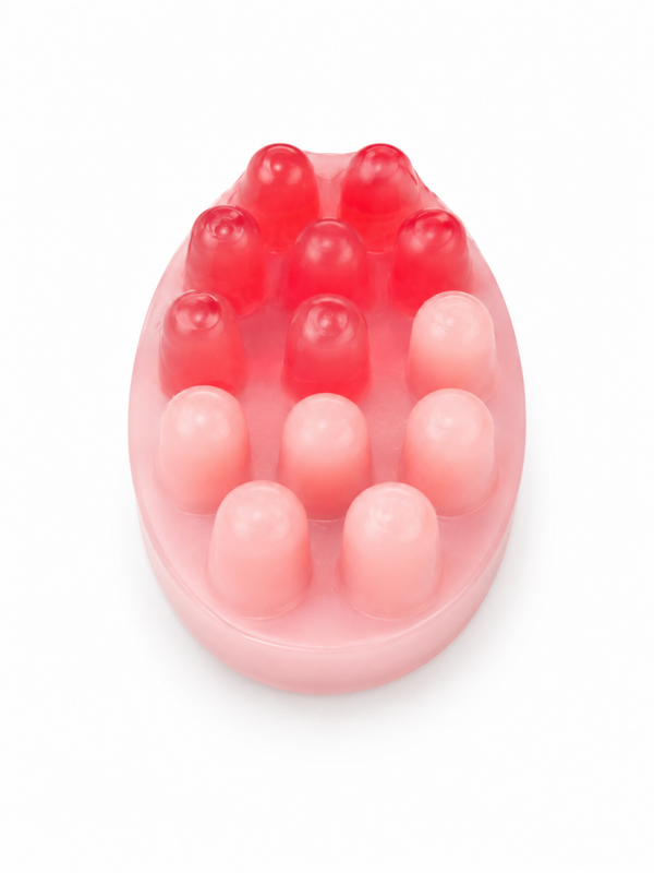 Natuurlijke glycerine, aromatische zeep met loofah sponsje