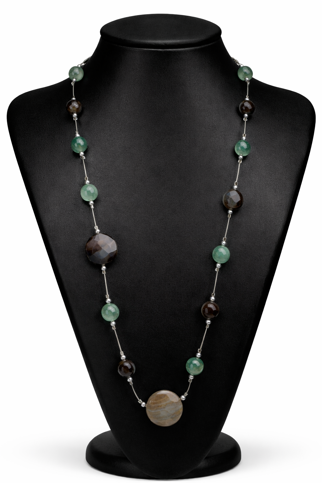 Ketting met diverse natuurstenen