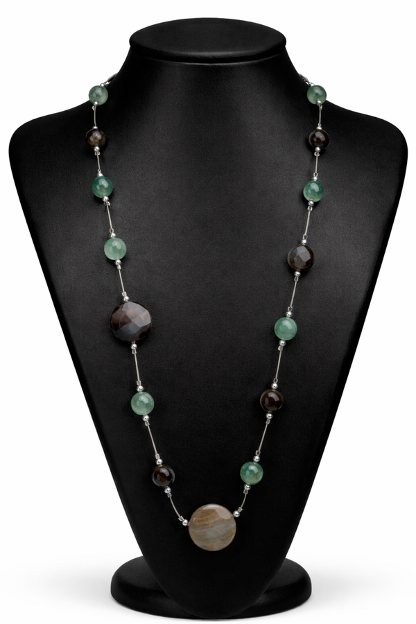 Ketting met diverse natuurstenen
