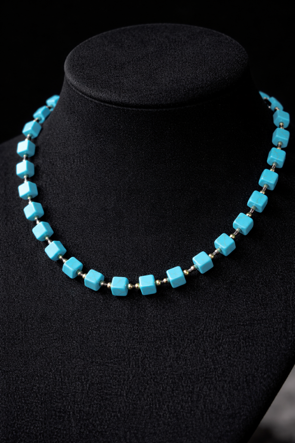 Luxe ketting met turkoois – tijdloze elegantie