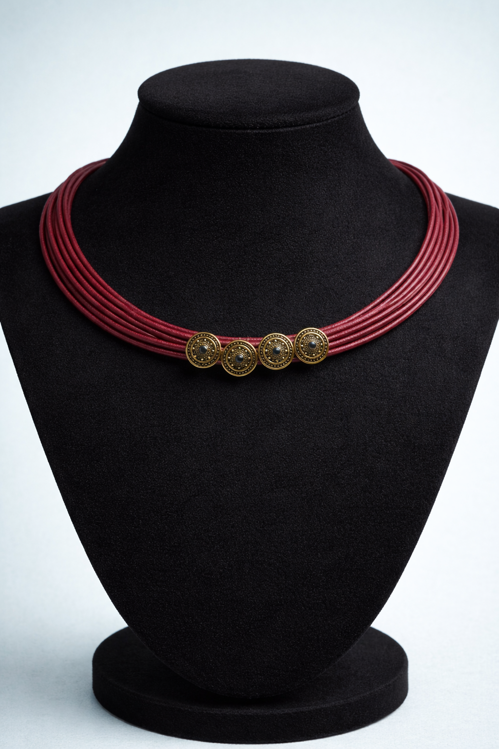 Leren ketting