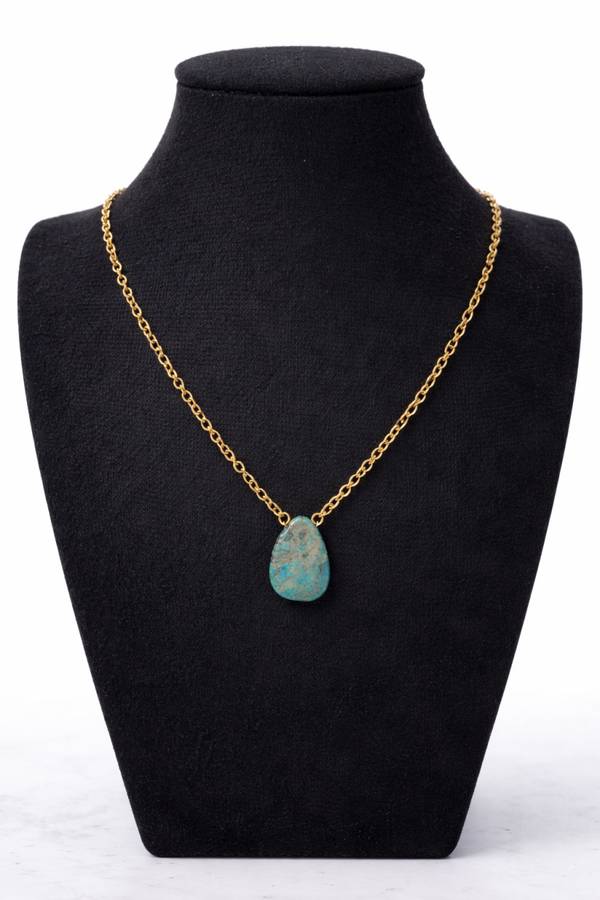 Elegante ketting met jaspis hanger