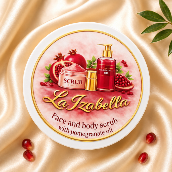 La Izabella Face & Body Scrub met Granaatappelolie