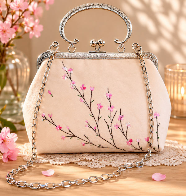 Luxe Clutch Tas – Bloemen Design