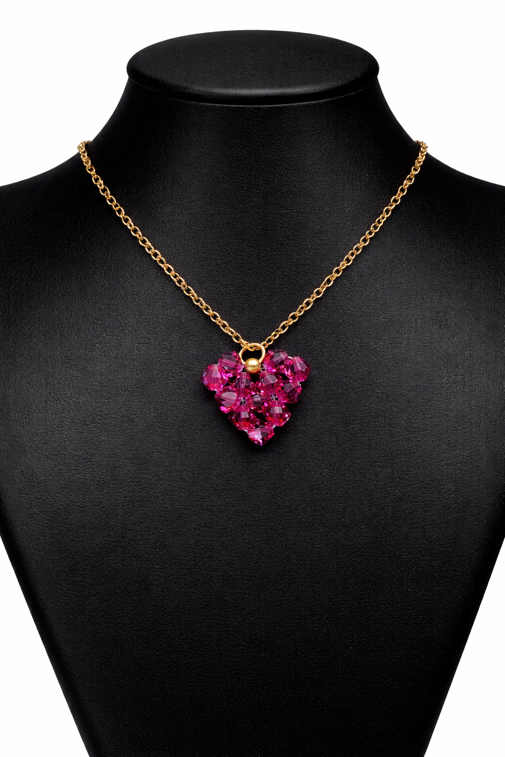 Ketting met Oostenrijks kristal hart – sprankelend & elegant