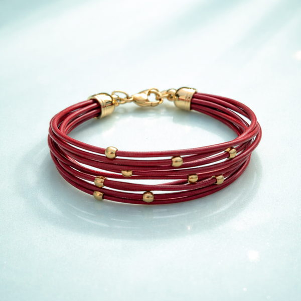 Leren armband