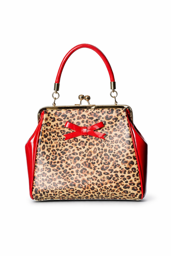 Dancing Days Handtas MONEY HONEY Bruin/Rood