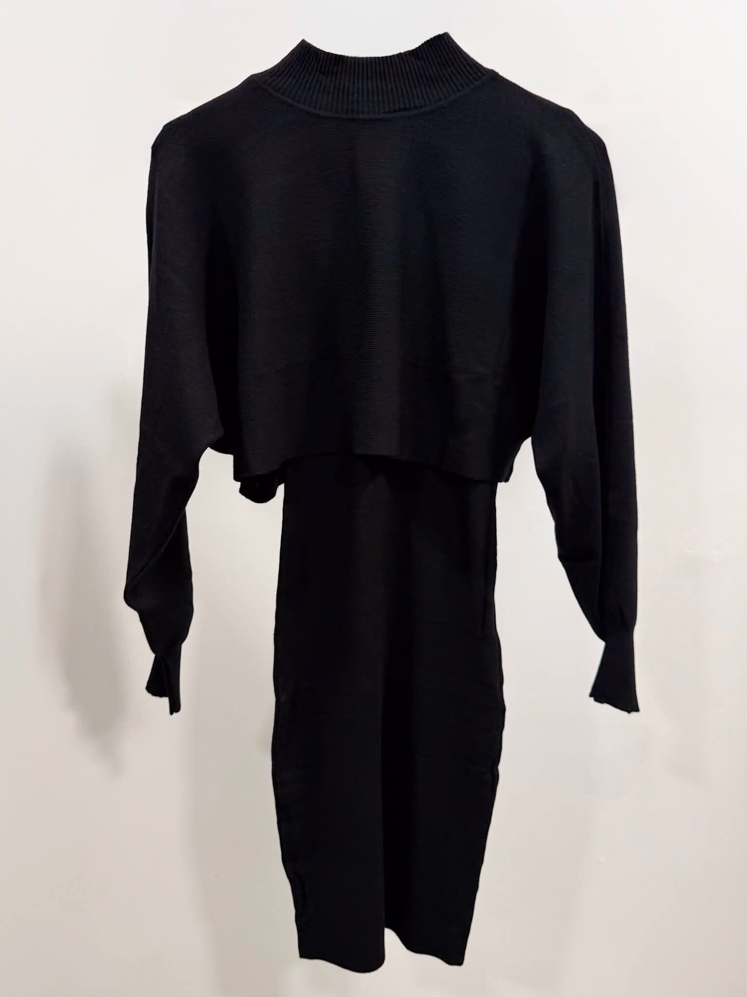 KNIT MIDI DRESS WITH JUMPER