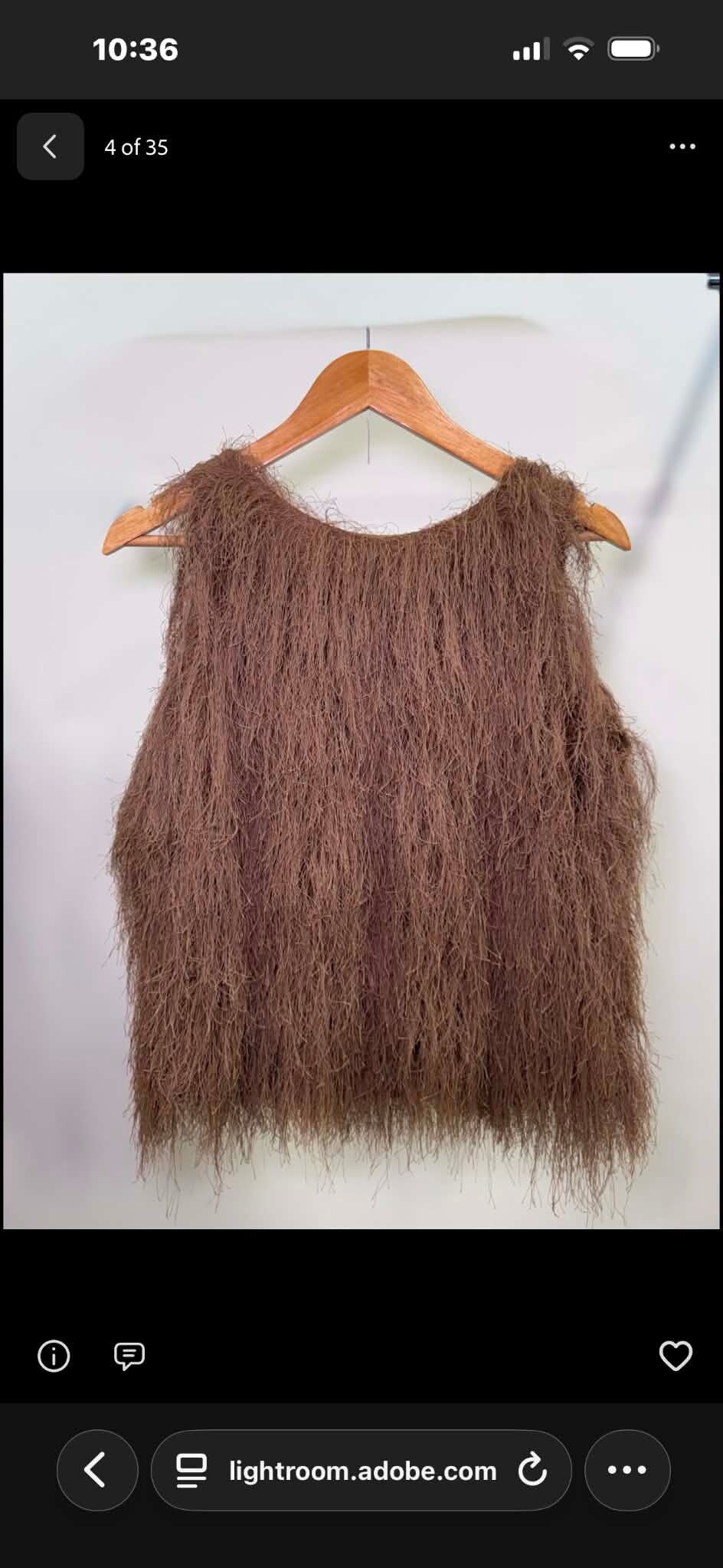 GORGEOUS TEXTURED SHAGGY SLEEVELESS VEST