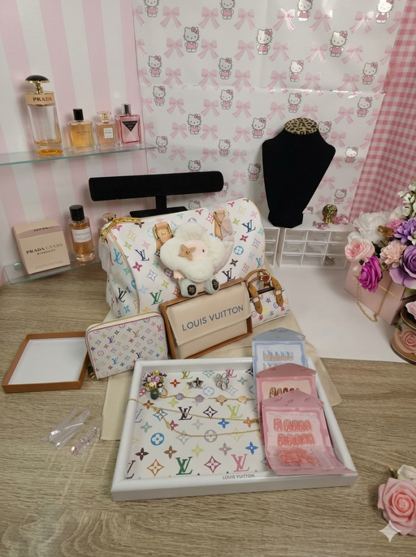 LV Inspired Lux Speedy Set
