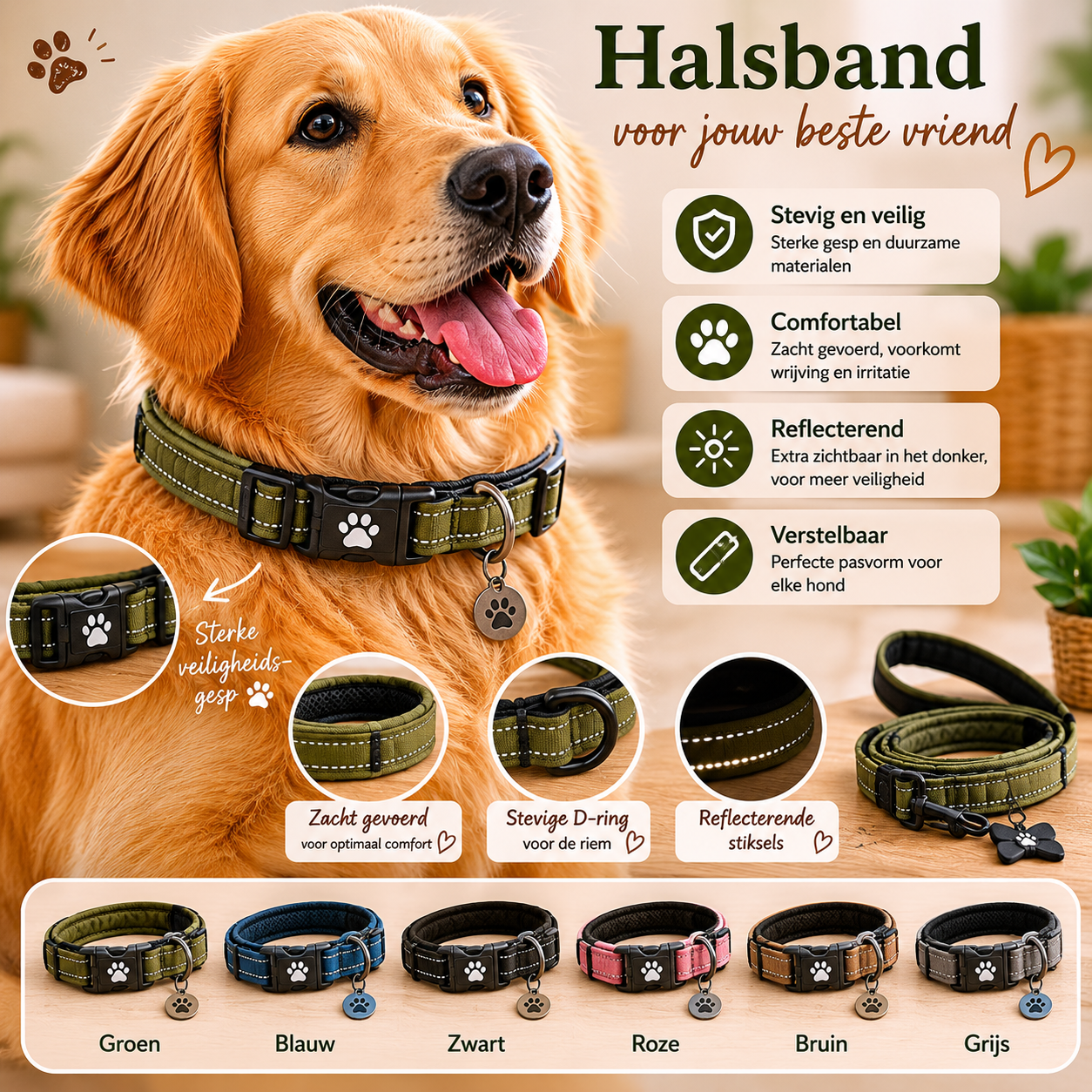halsbanden voor de hond