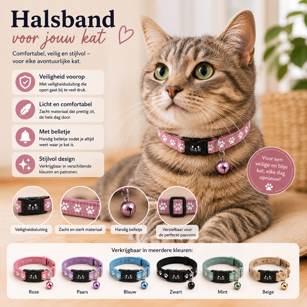 Halsbanden voor de kat