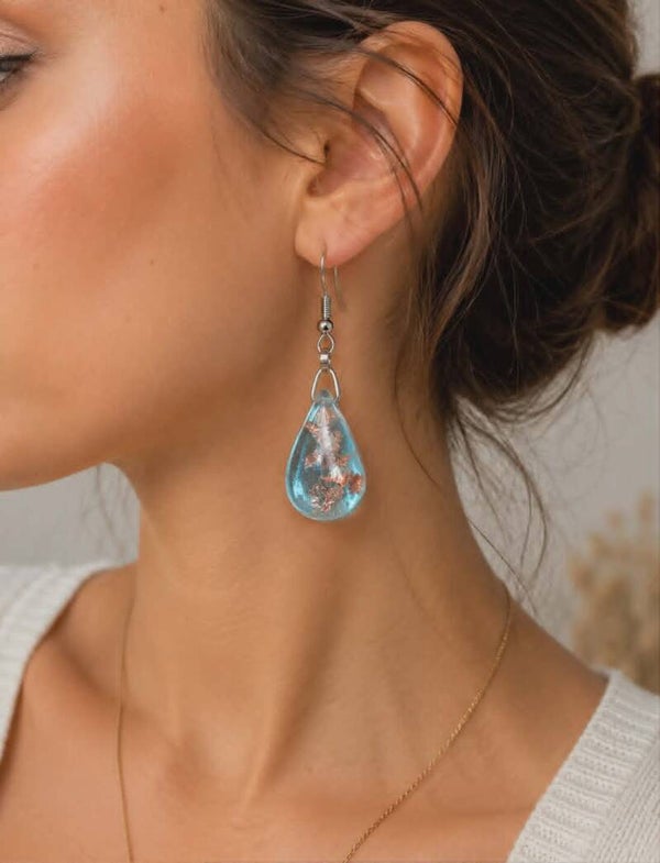 Boucles d'oreilles goutte d'eau