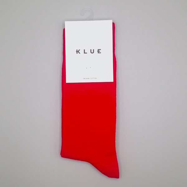 Chaussettes unies Rouge