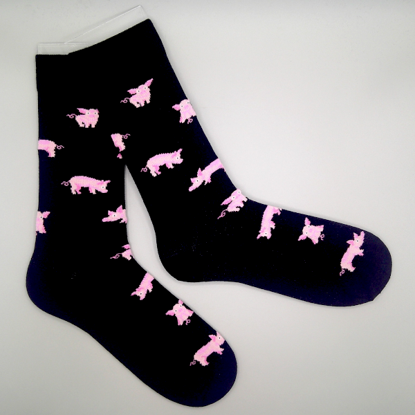 Chaussettes Cochon noires