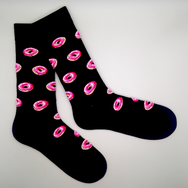 Chaussettes Donuts noires