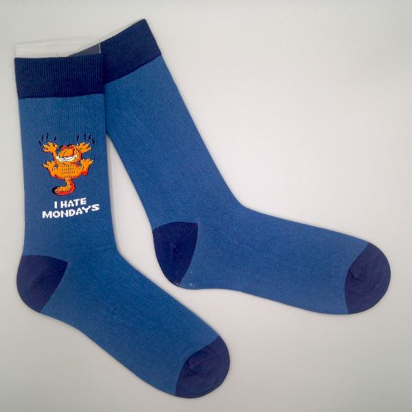 Chaussettes Garfield hate monday