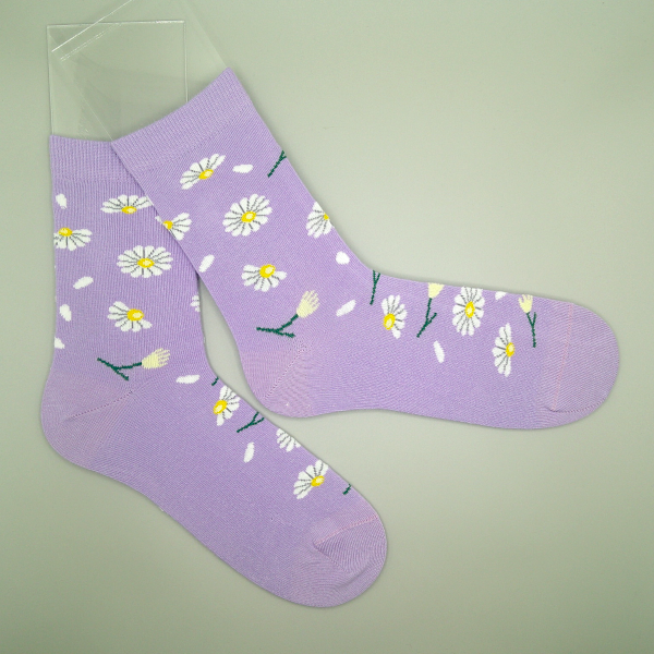 Chaussettes Marguerite violette