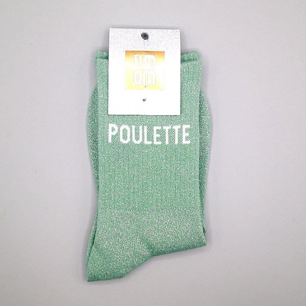 Poulette vert amande