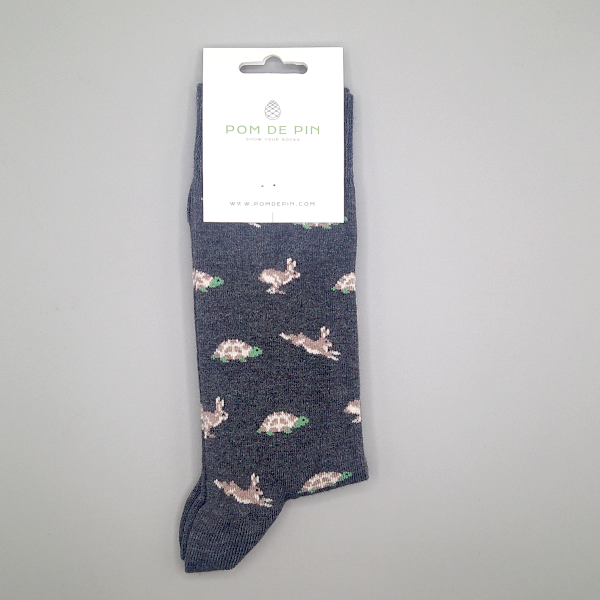 Chaussettes Lièvre et la tortue
